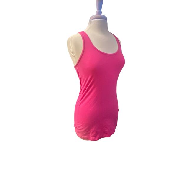 Women 8 Lululemon CRB Cool Racerback Bright Pink Tank Top Yoga Unlined Layering - Picture 1 of 6